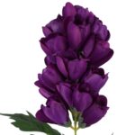 Gałązka pięknej ostróżki 65 cm kolor fioletowy - obrazek 3