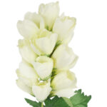 Gałązka pięknej ostróżki 65 cm kolor biały - obrazek 3