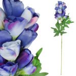 Gałązka pięknej ostróżki 65 cm kolor niebieski