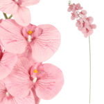 STORCZYK sztuczne kwiaty do wazonu GAŁĄZKA ORCHIDEA różowa 100 cm