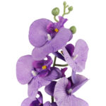 STORCZYK sztuczne kwiaty do wazonu GAŁĄZKA ORCHIDEA fioletowa 100 cm - obrazek 3