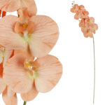 STORCZYK sztuczne kwiaty do wazonu GAŁĄZKA ORCHIDEA łososiowa 100 cm