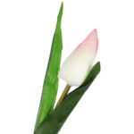 TULIPAN KWIAT SZTUCZNY do wazonu biały 40 cm - obrazek 3