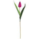 TULIPAN KWIAT SZTUCZNY do wazonu fioletowy 40 cm - obrazek 2
