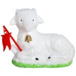 BARANEK WIELKANOCNY ŚWIĘCONKA DO KOSZYKA STROIK