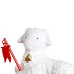 BARANEK WIELKANOCNY ŚWIĘCONKA DO KOSZYKA STROIK - obrazek 3