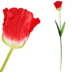 TULIPAN KWIAT SZTUCZNY do wazonu czerwony 65 cm