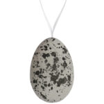 JAJKA PLASTIKOWE NAKRAPIANE PISANKI JAJKO ZAWIESZKA 6 SZT - obrazek 3