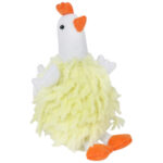 KURA OZDOBA PLUSZOWA KURA FOLKLOR WIELKANOC ŻÓŁTA 18 CM - obrazek 2