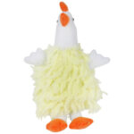 KURA OZDOBA PLUSZOWA KURA FOLKLOR WIELKANOC ŻÓŁTA 18 CM - obrazek 3