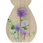 ZAJĄCZEK ZAJĄC DREWNIANY KRÓLIK WIELKANOCNY z dekoracją 20 CM - obrazek 2