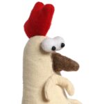 KOGUT OZDOBA Z MATERIAŁU KOGUT FOLKLOR WIELKANOC ŻÓŁTY 25 CM - obrazek 2