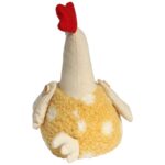 KOGUT OZDOBA Z MATERIAŁU KOGUT FOLKLOR WIELKANOC ŻÓŁTY 25 CM - obrazek 3