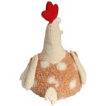KOGUT OZDOBA Z MATERIAŁU KOGUT FOLKLOR WIELKANOC BRĄZOWY 25 CM - obrazek 3