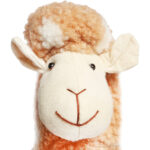 Owca Ozdoba Wielkanocna Figurka pomarańczowa 22 cm - obrazek 3