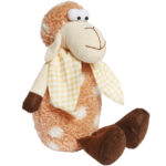 BARANEK OZDOBA Z MATERIAŁU OWIECZKA FOLKLOR WIELKANOC BRĄZOWY 30 CM - obrazek 3