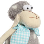 BARANEK OZDOBA Z MATERIAŁU OWIECZKA FOLKLOR WIELKANOC NIEBIESKI 30 CM - obrazek 2