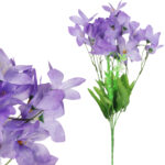 BUKIET JAŚMINU Z DODATKAMI sztuczne kwiaty do wazonu KOMPOZYCJA fioletowa 40 cm