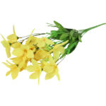 BUKIET JAŚMINU Z DODATKAMI sztuczne kwiaty do wazonu KOMPOZYCJA żółta 40 cm - obrazek 3