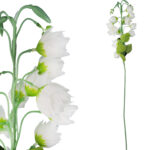 DZWONKI KWIAT SZTUCZNY do wazonu biały 85 cm