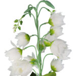 DZWONKI KWIAT SZTUCZNY do wazonu biały 85 cm - obrazek 3