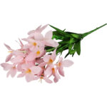 BUKIET JAŚMINU Z DODATKAMI sztuczne kwiaty do wazonu KOMPOZYCJA jasno-różowa 40 cm - obrazek 3