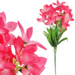 BUKIET JAŚMINU Z DODATKAMI sztuczne kwiaty do wazonu KOMPOZYCJA różowa 40 cm