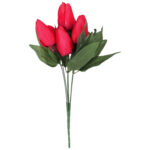 BUKIET 7 TULIPANÓW różowy 34 cm - obrazek 2