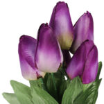 BUKIET 7 TULIPANÓW fioletowy 34 cm - obrazek 3