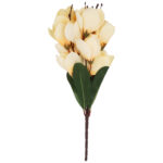 BUKIET MAGNOLII sztuczne kwiaty do wazonu KOMPOZYCJA żółta 37 cm - obrazek 2