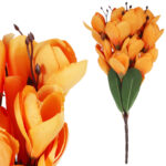BUKIET MAGNOLII sztuczne kwiaty do wazonu KOMPOZYCJA pomarańczowa 37 cm